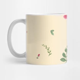 Elegance Seamless pattern with flowers Mug